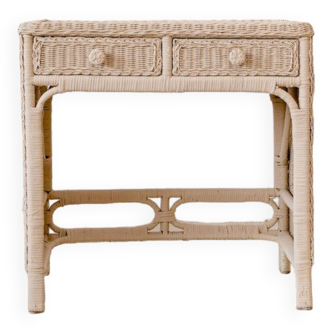 Rattan desk