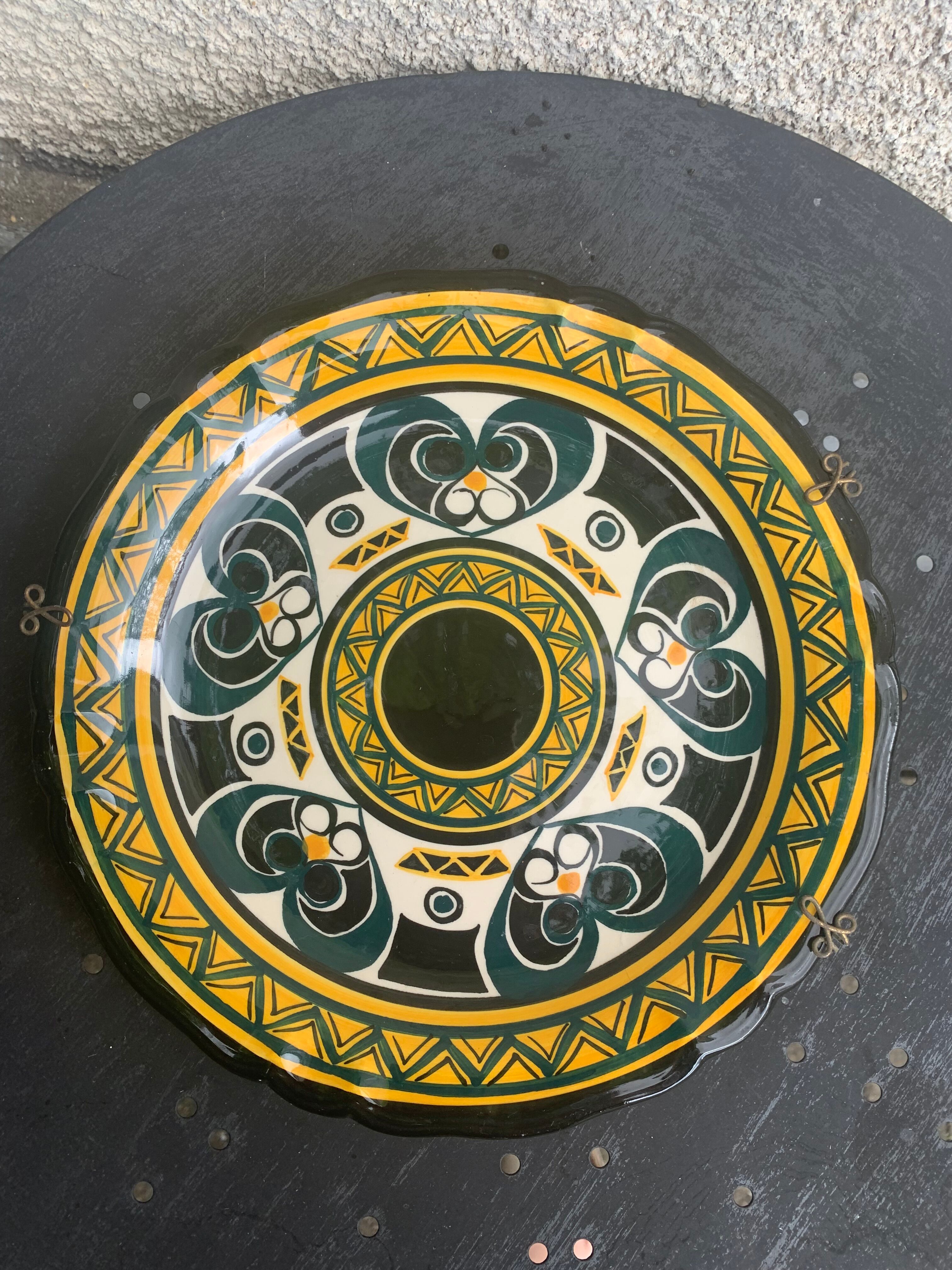 Plate in ceramic of St Jean de Bretagne