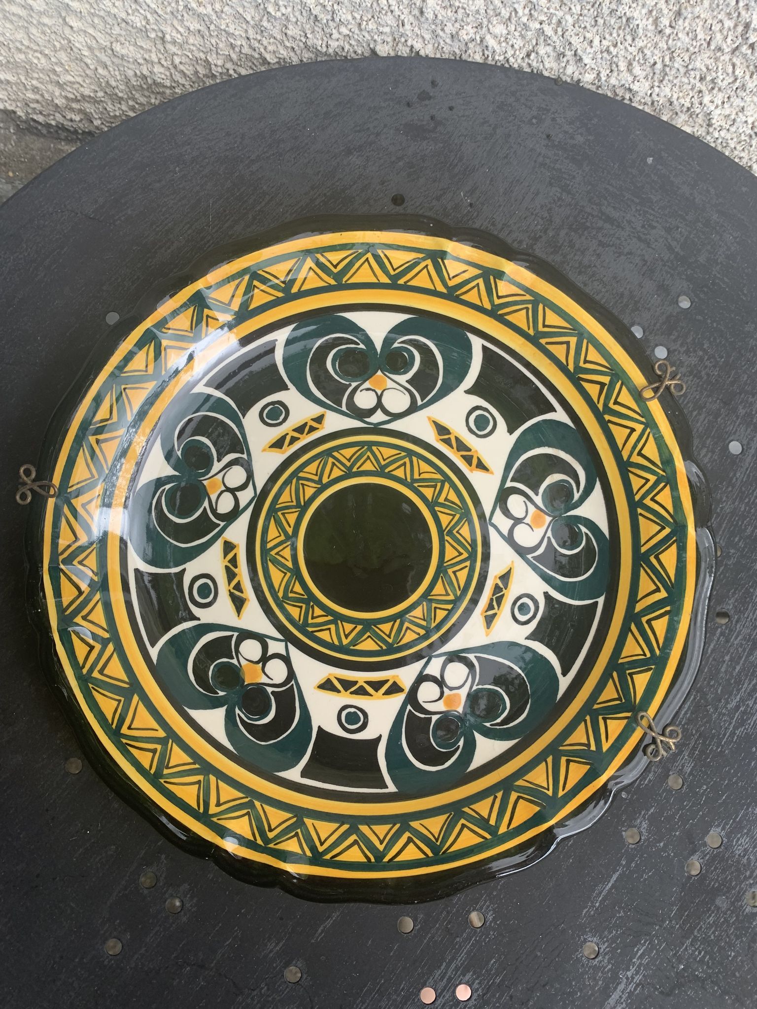 Plate in ceramic of St Jean de Bretagne