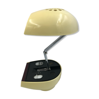 Lampe réveil vintage style space age avec bras articulé années 60