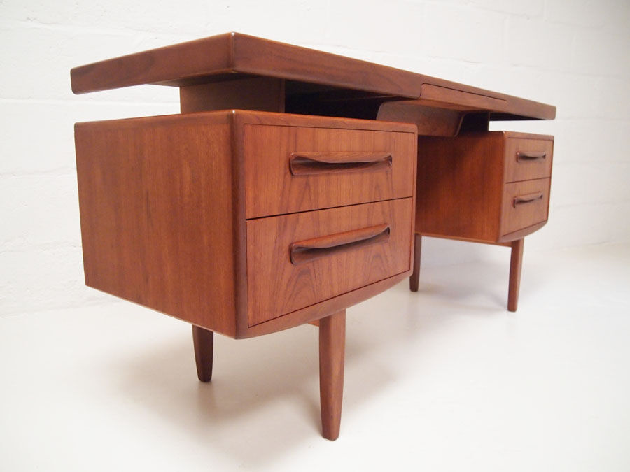 Midcentury modern teak desk by G Plan Furniture England