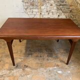 Dark teak dining table by Johannes Andersen for Uldum Møbelfabrik, Denmark