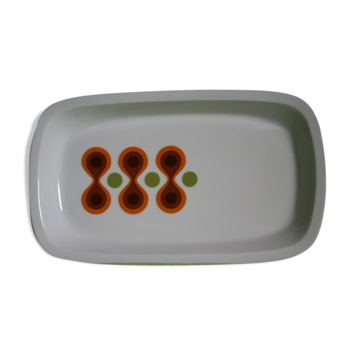 Rectangle plate with geometric patterns 70