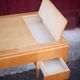 Wood desk, wood console