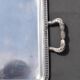 Italian 800 empire style solid silver tray