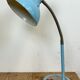 Blue Industrial Gooseneck Table Lamp, 1960s