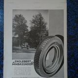 A Englebert Ambassador tire paper advertisement
