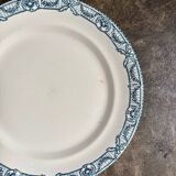 Round Salins ironstone dish, "Directoire" service