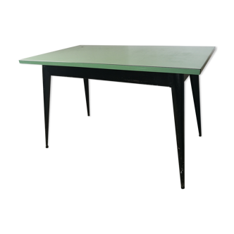 Table Tolix, vintage métal et formica