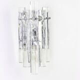 Superb wall sconces in crystal rod by Kinkeldey, Germany, 1970s.