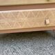 Beautifully restyled compact ethnic bohemian chest of drawers.