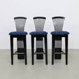 3x Postmodern Bar Stool by Pietro Constantini, 1980s