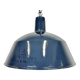 Industrial dark blue enamel pendant lamp from emax, 1960s