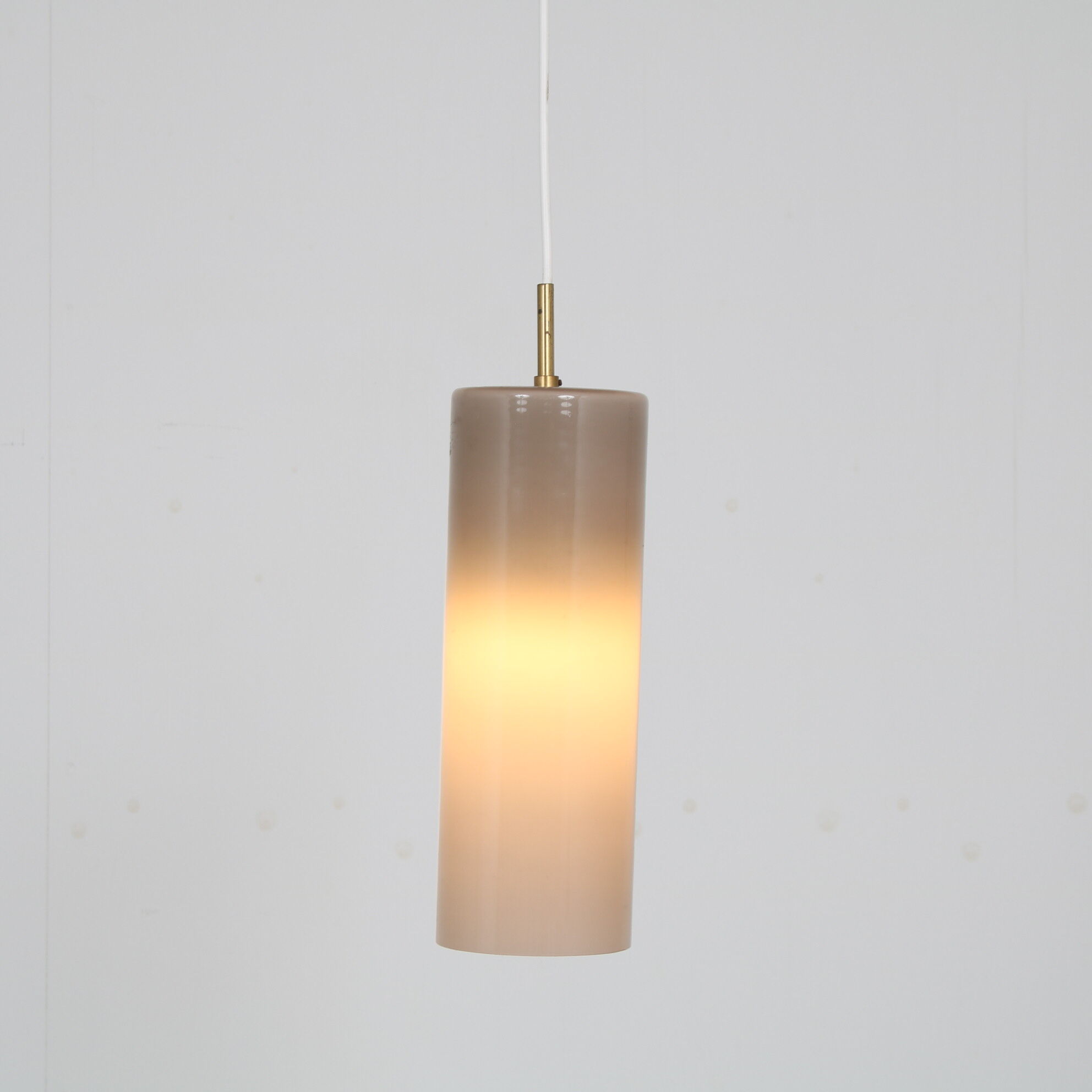 1960s Glass hanging lamp by Gino Vistosi for Venini, Italy