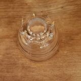 12 vintage glasses with star base and gold edging