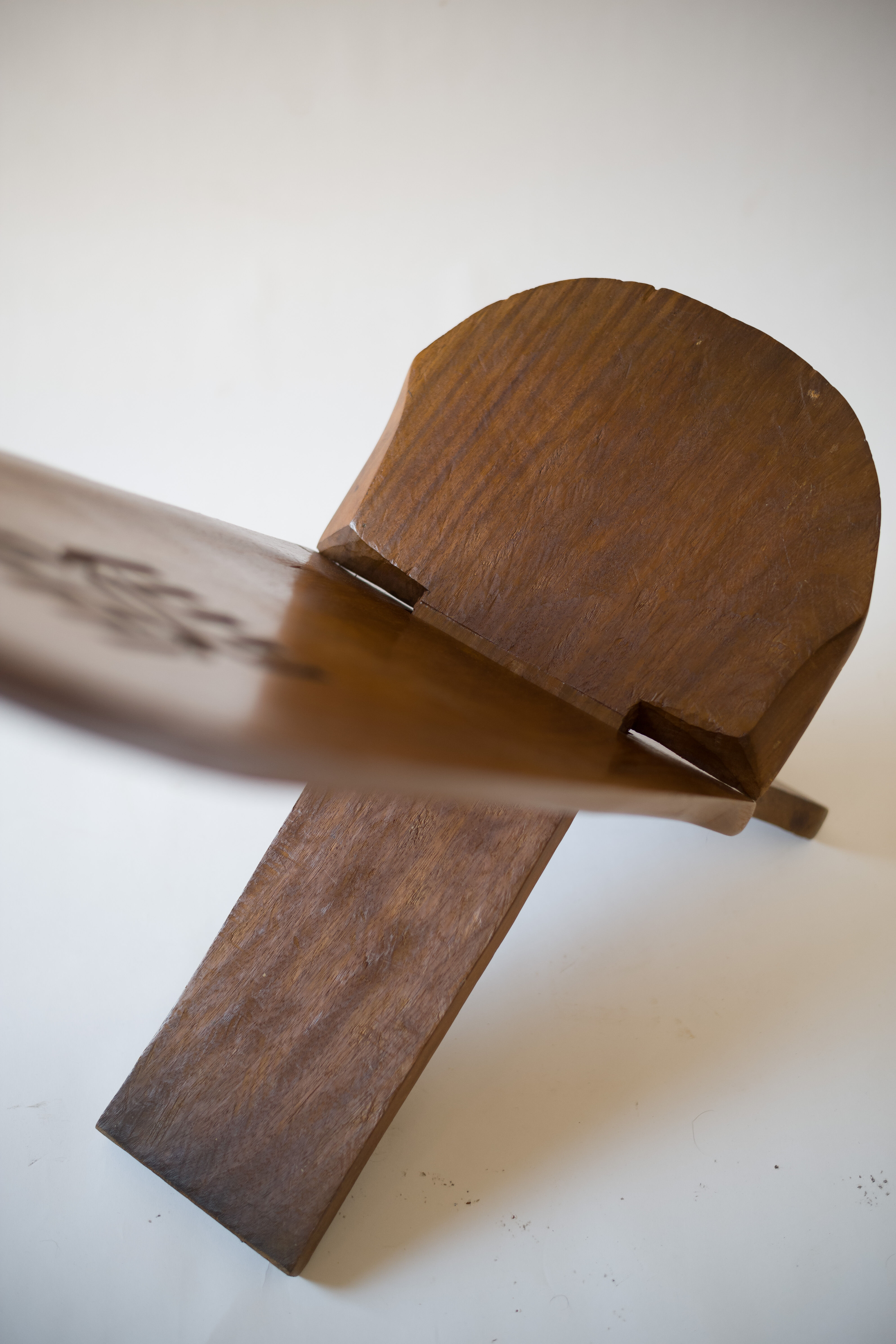 African mahogany armchair