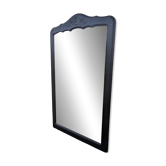 grand Miroir de cheminée Trumeau XX Ème chêne patine