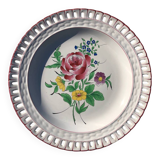 Assiette ajourée Luneville