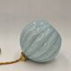 Clichy blue glass pendant light
