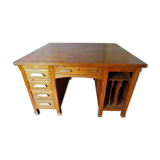 Desk double sided 1950 oak