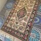 Petit Tapis Tabriz Jaune Médaillon – Format Couloir