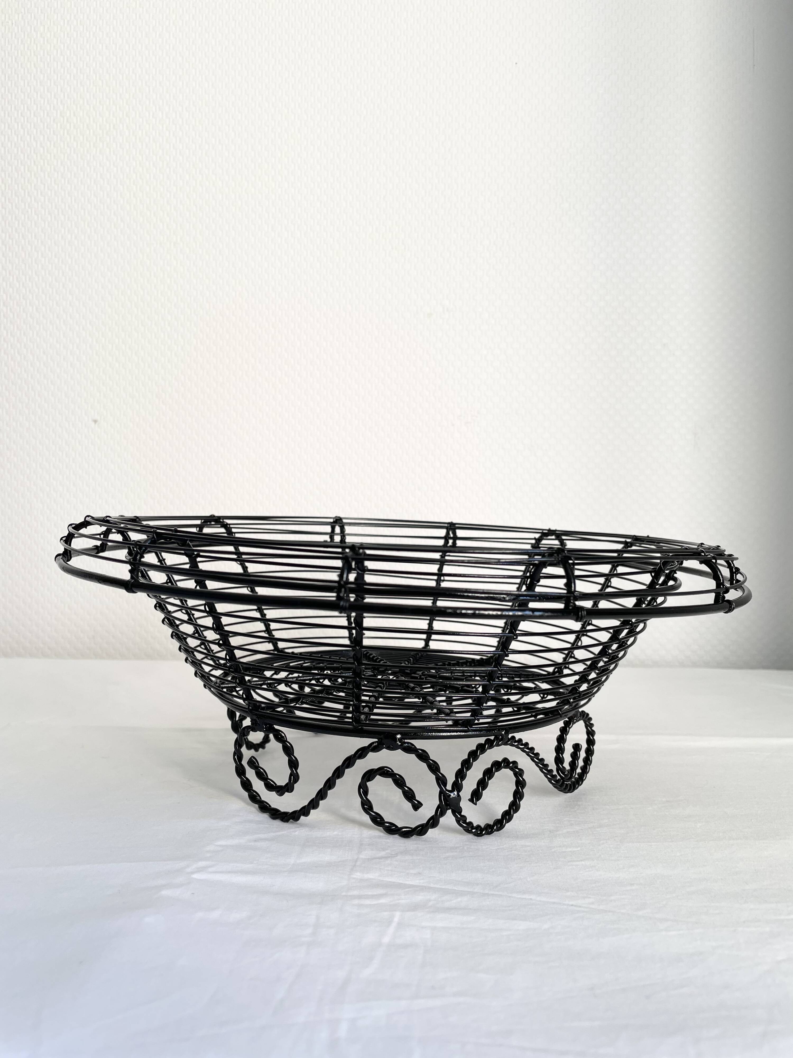 Wired metal basket