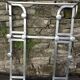 Vintage aluminum coat holder