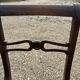 Set of 3 Regency faux leather chairs