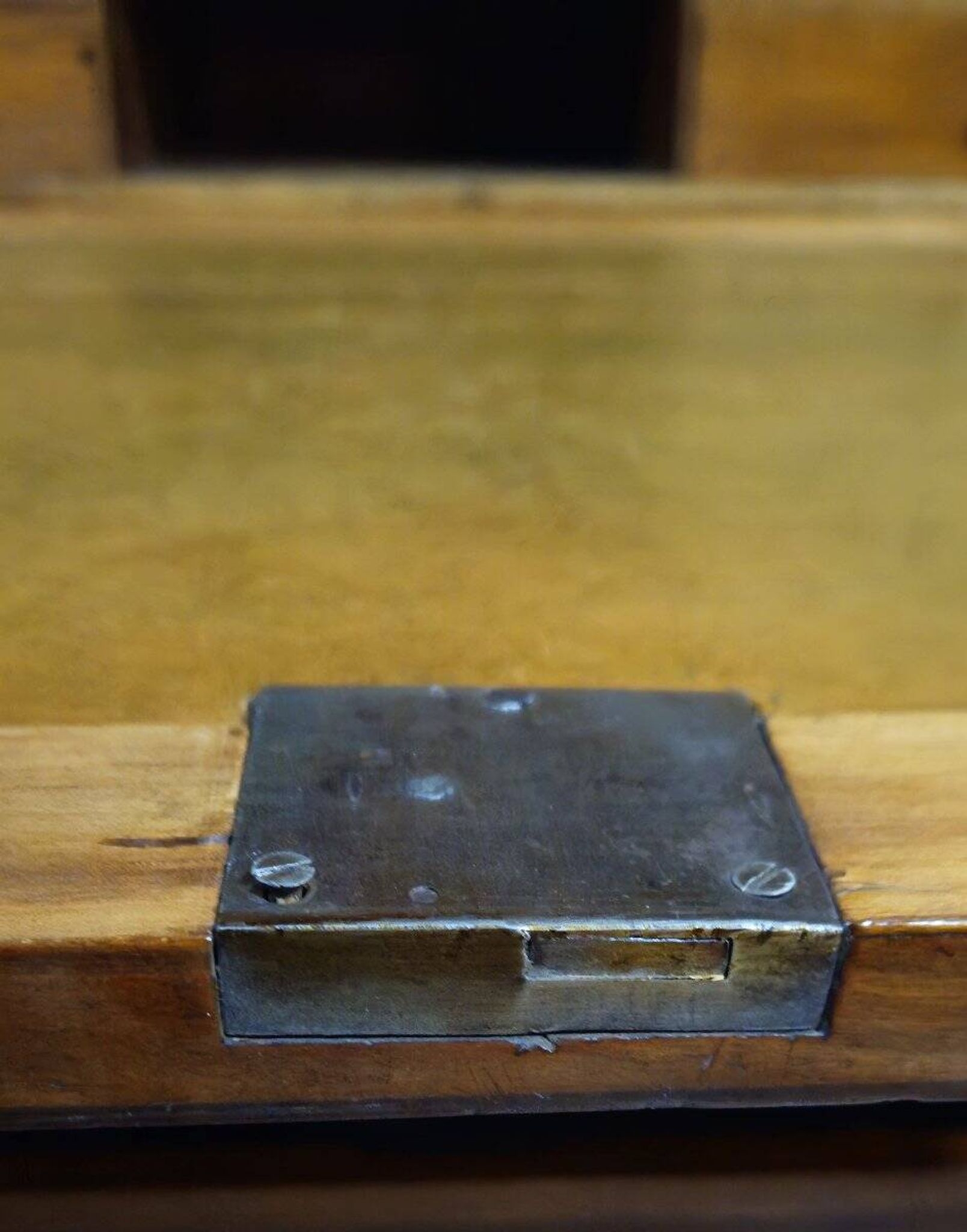 Mahogany drop-leaf secretary – Louis XVI period