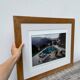 Original framed photograph of Aarons pool