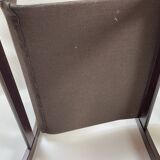 Fauteuil et ottoman tissu Dedar.