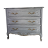 Patinated chest of drawers Louis XV style