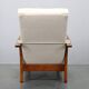Fauteuil convertible Art Déco en bouclé, Tchécoslovaquie, années 1940.