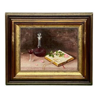 S. Goris "Still Life with a Book"