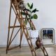 Vintage wooden painter's stepladder - authentic patina