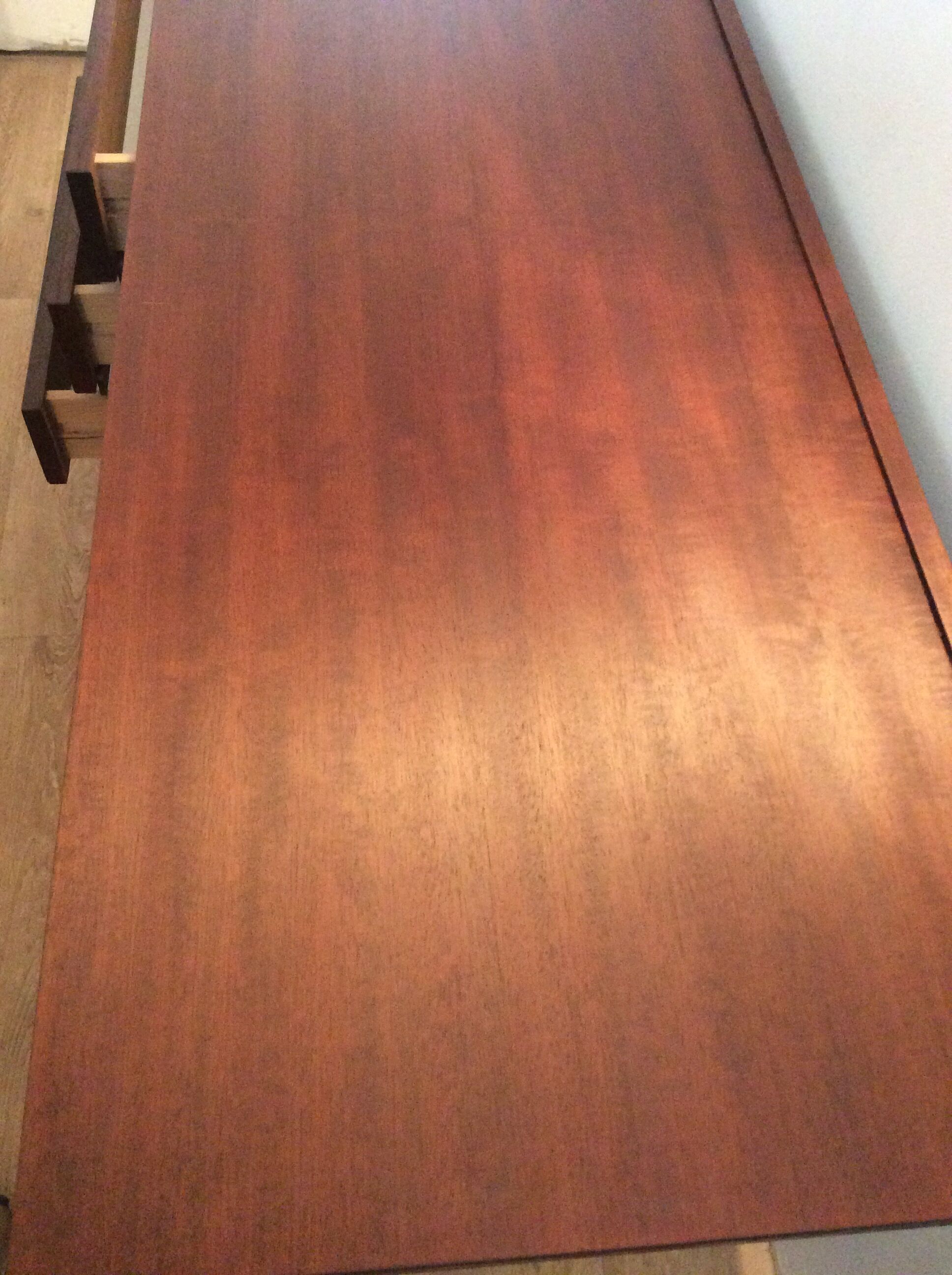 Scandinavian desk in walnut 50/60