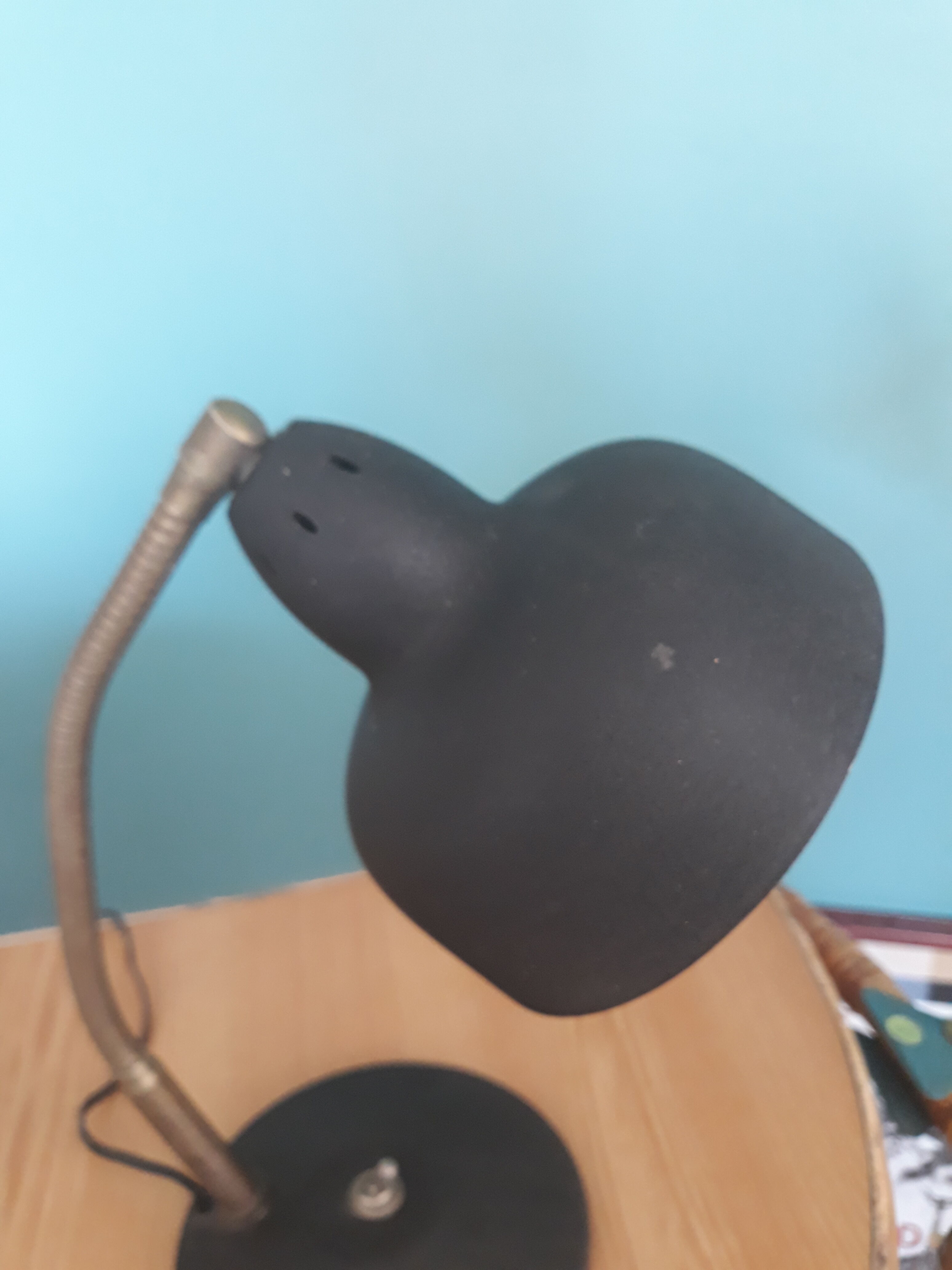 Lamp pan noire vintage