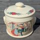 Ceramic bonbonnière Sarregemines Obernai, France Porcelain box