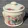 Ceramic bonbonnière Sarregemines Obernai, France Porcelain box