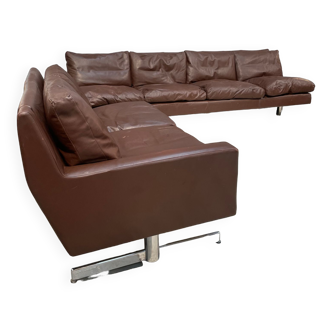 Sofa two leather modules