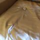 Scandinavian fawn leather sofa