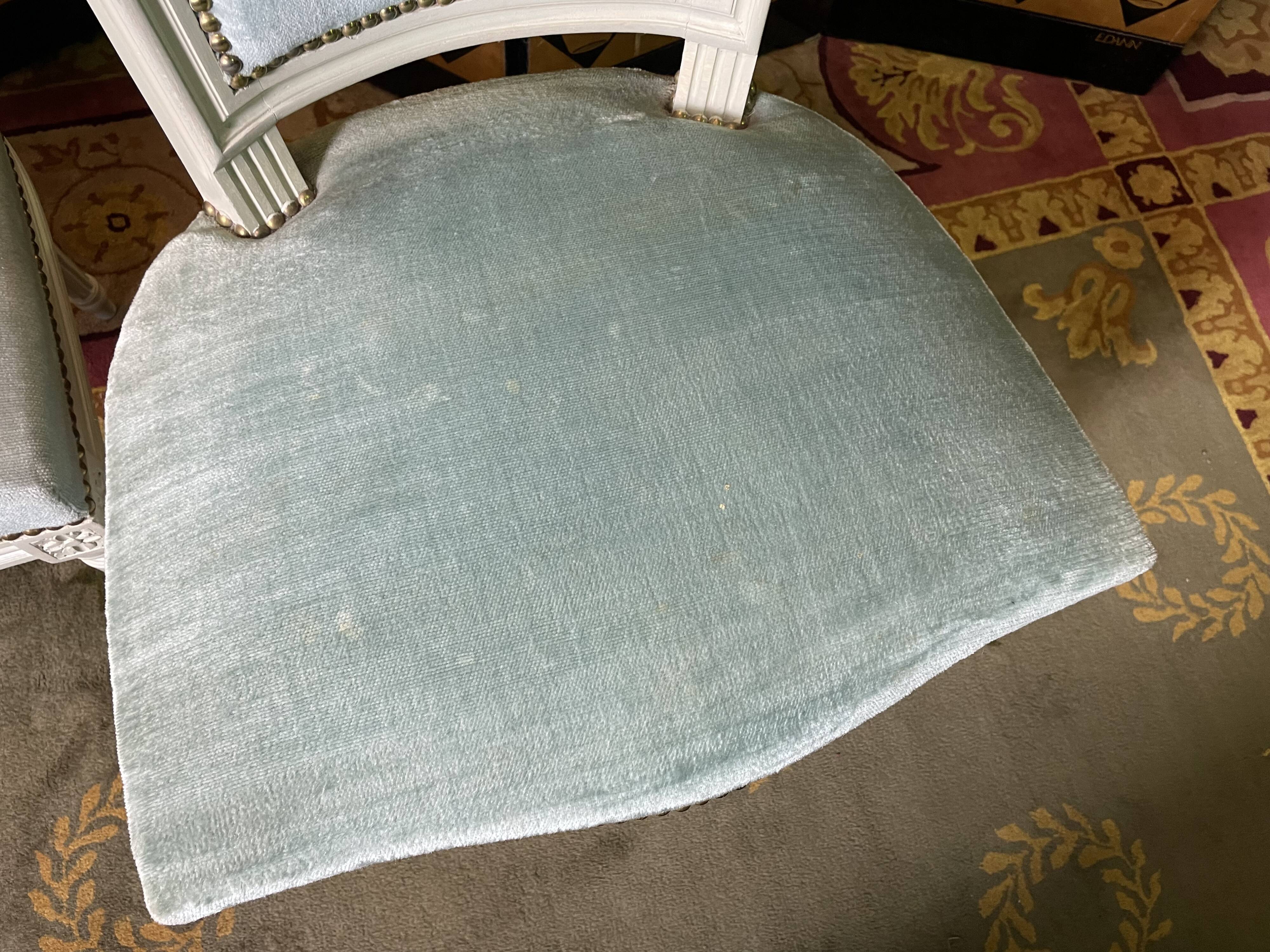 Suite of 3 Louis XVI style chairs