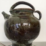 Pitcher gargoulette in enamelled sandstone