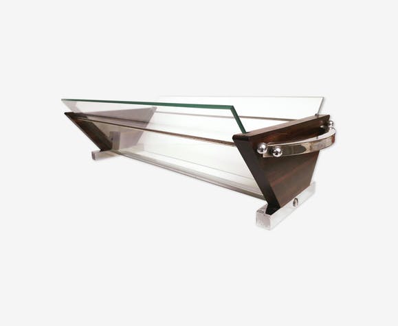 Coupe à fruits en palissandre de Macassar 1930