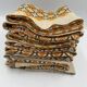 Set of 11 napkins motifs from the seventies 70s