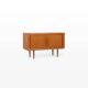 Danish teak sideboard with tambour doors and drawers, 1960s