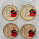 Set 4 dessous verre - Paquebot « France »