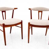 Two teak chairs, Danish design, 1960s