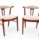 Deux chaises en teck, design danois, années 1960