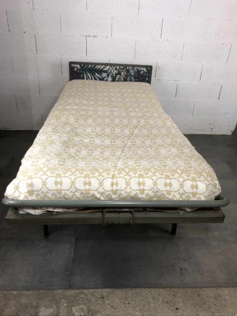 Vintage folding bed cabinet